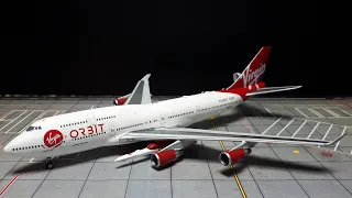 1/400 Boeing B747-400 Virgin Orbit by JC Wings diecast airplane N744VG