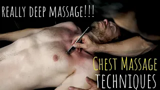 Chest Massage Techniques *ASMR* | Deep Tissue | Sports Massage | IASTM | No Talking No Music