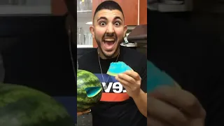 BLUE Watermelon LIFEHACK?! OMG! #shorts