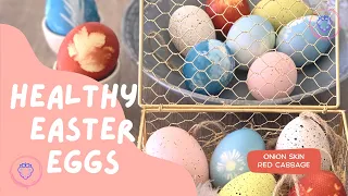 DIY: Coloring Easter Eggs with Natural Dye Using Vegetables | Onion Skin | Red Cabbage