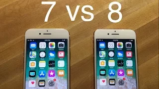 iPhone 8 vs iPhone 7 Speed Test Comparison