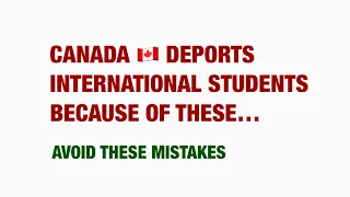 Canada deports international students