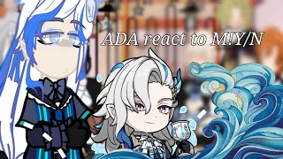 ADA react to M!Y/N as Neuvillette |🇷🇺/🇺🇸| BSD&Genchin Impact | Bad english(( | Original?