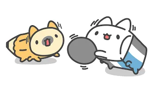 [BugCat-Capoo] Pencil bugcat and Eraser bugcat