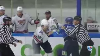 Бои КХЛ: Тимкин принимает вызов Рыспаева / KHL Fights: Ryspayev VS Timkin