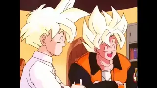 Milk se enfada con Goku y Gohan [Dragon Ball Z]