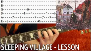 Sleeping Village - Black Sabbath - Guitar Lesson WITH TABS #guitarlesson #guitarlessons