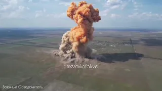 Мощнейший взрыв: ВС России уничтожила склад боеприпасов ВСУ в ходе боёв на линии Херсон - Николаев