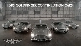 The first five Aston Martin DB5 Goldfinger Continuation cars