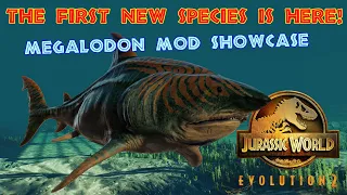 The FIRST New Species is HERE! - LAStudios Megalodon Showcase - JWE2 Mods