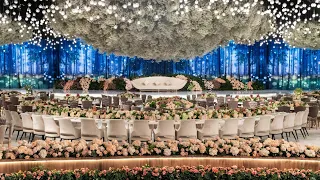 Thousands Of Flowers Used To Decorate This Wedding In Qatar !