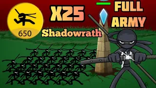 x25 Max Full Army Shadowraths Are Insane! Stick War Legacy Chinese Mod Update New Unit