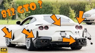 WHAT IS FERRARI TESTING? Upcoming FERRARI 812 COMPETIZIONE  on the road [2019 4K]