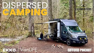 DISPERSED CAMPING & EXPLORING SOUTHERN WASHINGTON | WINNEBAGO EKKO | VANLIFE | OFF-GRID