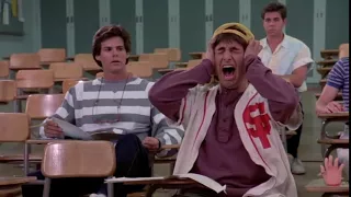 Summer School (1987) - "Tension breaker...had to be done!"