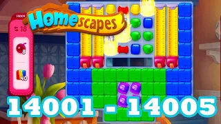 Homescapes Level 14001 - 14005 HD 3 - match puzzle Gameplay | android | IOS | 14002 | 14003 | 14004