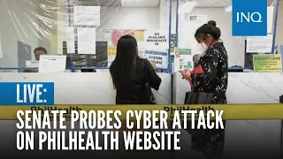 LIVE: Senate probes cyber attack on PhilHealth website
