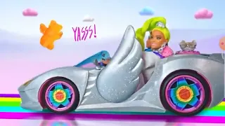 Barbie extra dolls and car playset commercial (2022)