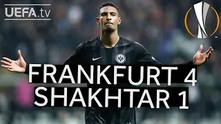 FRANKFURT 4-1 SHAKHTAR #UEL HIGHLIGHTS