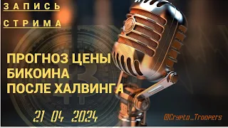 Прогноз цены биткоина после халвинга 2024