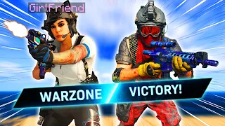 I Got My Girlfriend Her First Ever WARZONE VICTORY and It Was Hard as F#$%