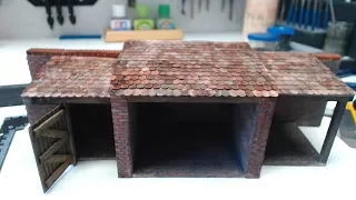 European Farmyard Beaver Tail Tiles In 1/35 scale - Basic Build Part 2