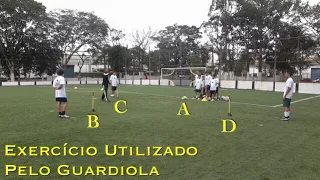 Passe no "ponto futuro", Cruzamento e Finalização - Aula de Futebol