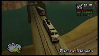 GTA SA Derailing A Train