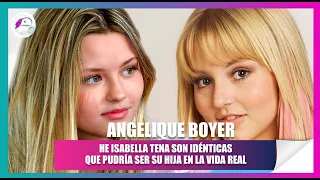 Ella es la 'hija' de Angelique Boyer idéntica a ella, Isabella tena cuando estaba en Rebelde