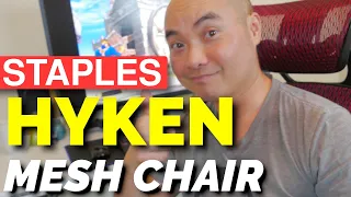 Staples Hyken Mesh Task Chair Review (Best BUDGET Chair Less Than $300?!!)