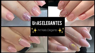 UÑAS ELEGANTES 2023 ART NAILS ELEGANTS #nails #desingnails  #acrylicnails #artnails #tendency2023