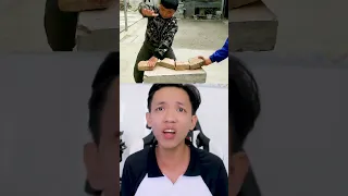 chopping bricks #funny #viral #trending