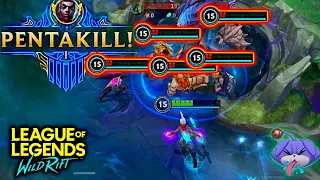 WILD RIFT : BEST MOMENTS & OUTPLAYS  # 4 ( Ekko Pentakill, 999 IQ Outplays ) - WILD RIFT HIGHLIGHTS