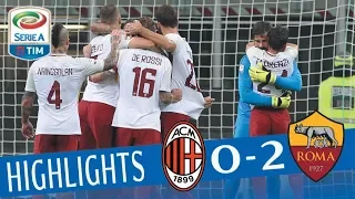 Milan - Roma - 0-2 - Highlights - Giornata 7 - Serie A TIM 2017/18