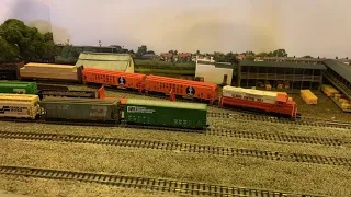 Illinois Central Gulf N Scale Sparta Turn Operations Murphysboro to East St. Louis