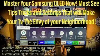 Samsung Q9FN Qled 4kTv Tips Tricks & Top Features My Calibrated Settings Get A WOW Picture Now🤩