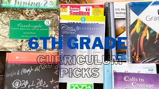 6th Grade Curriculum Picks // Homeschool Curriculum 2023-24