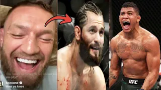 Gilbert Burns Beats Jorge Masvidal UFC 287 - UFC Fighters Reaction - Jorge Masvidal Retires Reaction