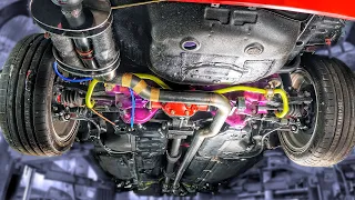 I welded a controlled exhaust system (ECV) for a TWIN TURBO V6 engine