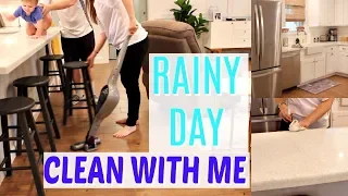 CLEAN WITH ME | RAINY DAY | RELAXING CLEANING VIDEO