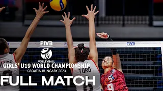 THA🇹🇭 vs. PER🇵🇪 - Full Match | Girls' U19 World Championship | Pool C