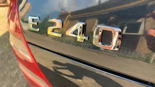 W211.замена шильдика (E240)
