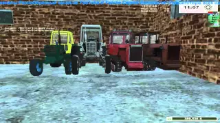 Farming Simulator-2013.На карте Совхоз Рассвет-2v4-1.Вторая серия.15.12.2015г.