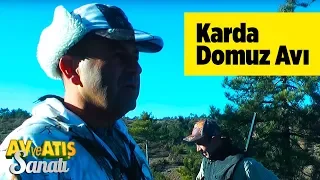 Karda Domuz Avı  Av ve Atış Sanatı  Yaban Tv -  Wildboar Hunt in the Snow  Turkey