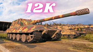 Jagdpanzer E 100 - 12K Damage 9 Kills World of Tanks Replays