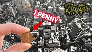 What happens if you drop a penny from the top of the Empire State Building?