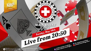 🇩🇪 Tag 2 des €550 Swiss Poker Open Main Events, live aus dem King's Resort - 🎙️Stefan Hachmeister