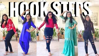 8 Bollywood Famous HOOK STEPS | Signature Steps | Bollywood Dance Steps | Dance For Fun