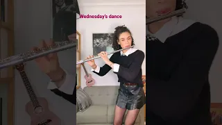 Wednesday’s dance on Lady Gaga flute cover Rachel Ombredane #flute #wednesday #wednesdayaddams