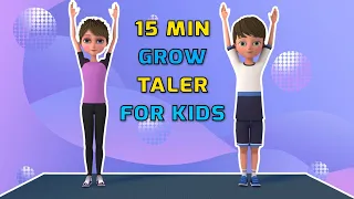 15-MIN FITNESS FOR KIDS – HEIGHT INCREASE EXERCISE